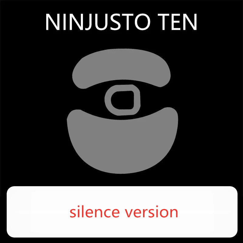 1 ensemble Meow jeu Gear MGG Ultraraglide souris patins pour NINJUTSO TEN AIR frein contrôle Silence pieds glace souris glisse PTFE 0.75mm