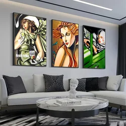 Tamara De Lempicka Artwork Poster Wall Art Home Decor Room Decor Digital Painting Living Room Restaurant Kitchen Art