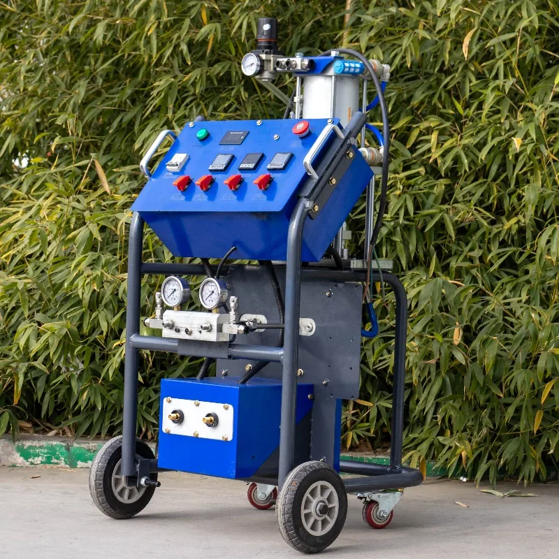 Pneumatic Flexible Polyurethane Foam Filling Machine HP10 For Wall Roof Tank Container Waterproofing