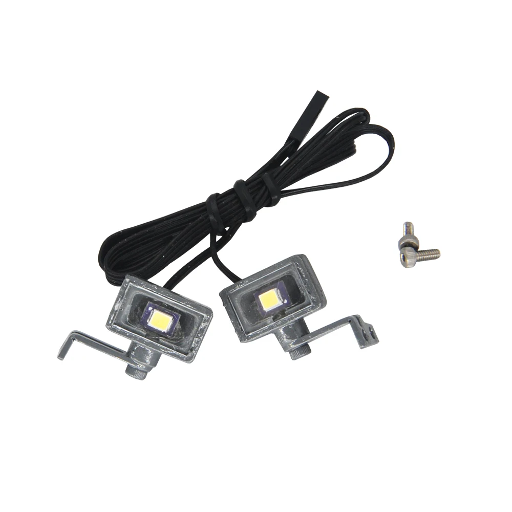 RC Excavator EC160E Arm Upgrade White LED Light 4~6V for 1/14 HUINA LESU Double E E010 E111 Model Tamiya Accessories