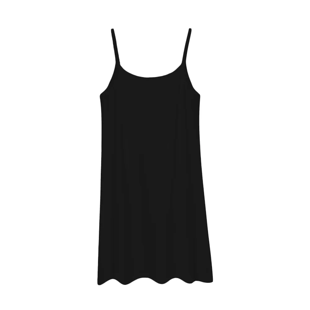 Casual Plus Size Summer Petticoat Underskirt Thin Underwear Inner Vest Dress Sleeveless Camisoles Suspenders Vest for Women