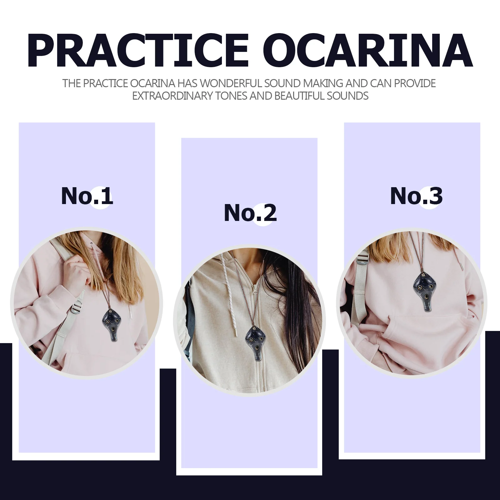 

Creative Ceramic 6-Hole Alto Ocarina Retro Modeling Beginner Practice Mini Wind Instrument Portable Quality Sound