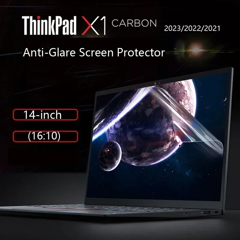 2X Anti Glare Screen Protector For Lenovo ThinkPad X1 Carbon Series Gen9 2021/X1 Gen10 2022 /X1 Gen11 2023 14