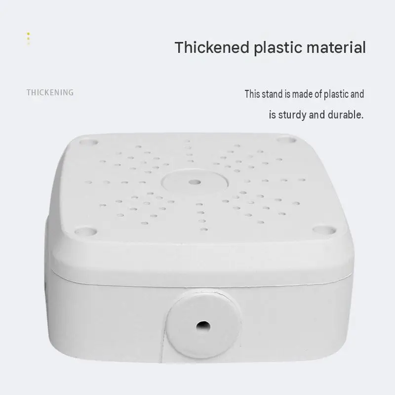Wall Stand Security Camera Base Junction Box, CCTV Surveillance Camera Universal Electrical Box, Plastic Waterproof Junction Box