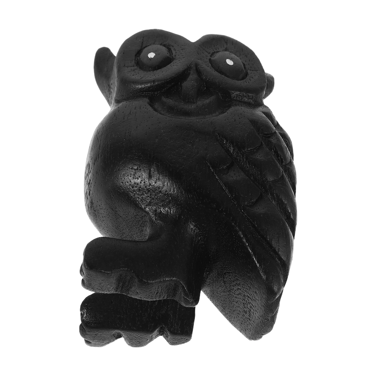 

Wooden Owl Whistle Bird Sound Maker Toy Musical Instrument Natural Bird Call Wood Figurine Crafts Outdoor Gift