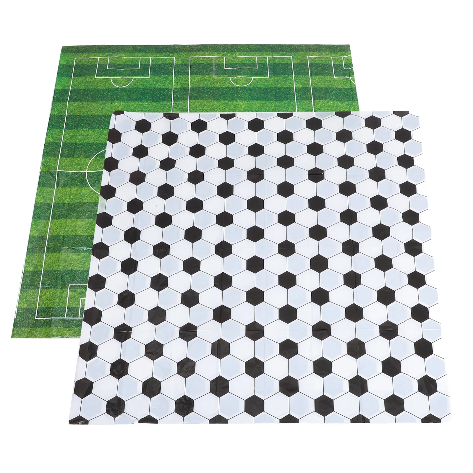 

2Pcs Tablecloth PE Rectangle Tablecloth Material Soccer Birthday Decorations Party Supplies Rectangle Cover Cloth