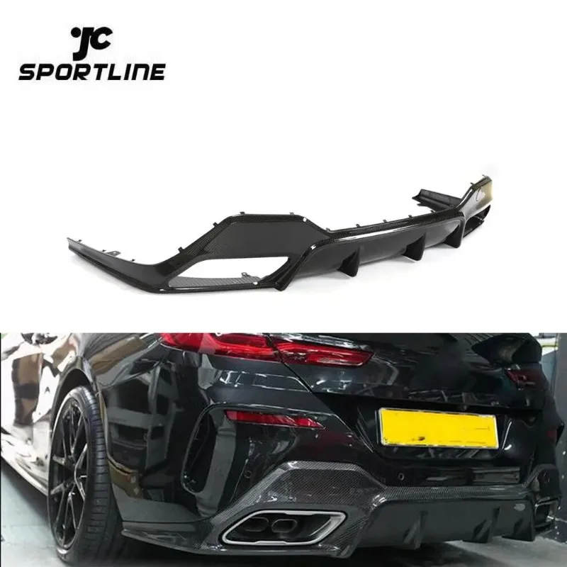 

Диффузор заднего бампера из сухого карбона для BMW 8 серии G14 G15 M850i M-Sport 2018 - 2022
