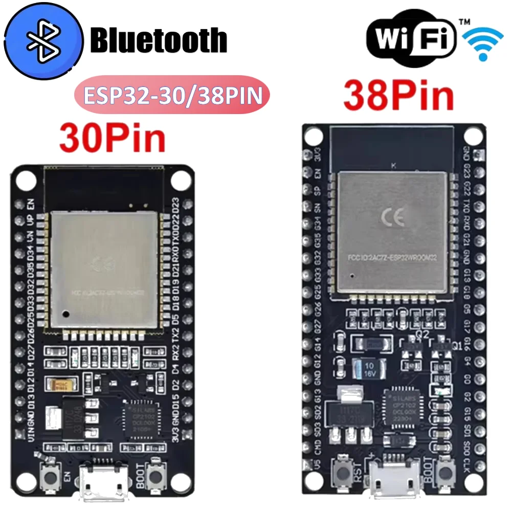 ESP32 Expansion Board WiFi+Bluetooth-compatible Ultra-Low Power Development Board 30/38Pin ESP-32S ESP32--32D/32U ESP 32