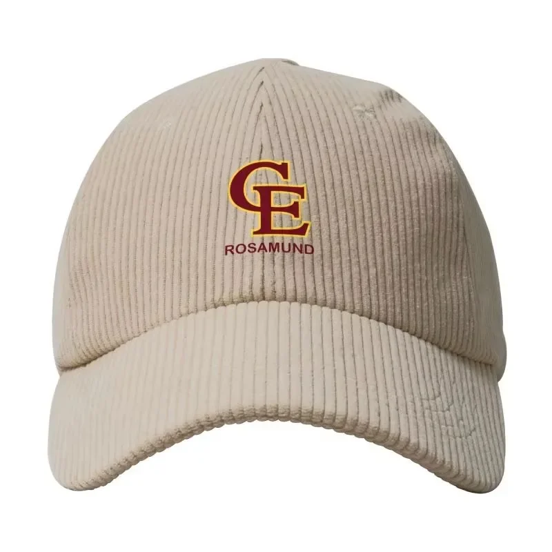

CE ROSAMUND Pattern Baseball Cap Adjustable Retro Corduroy Hat Fashionable All Seasons Casual Dad Hats Gift For Men Women