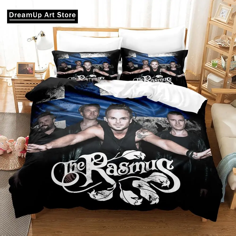 3D Print Fashion Band Popular The Rasmus Bedding Set Boys Girls Twin Queen Full Size Duvet Cover Pillowcase Bed Adult Bedroom