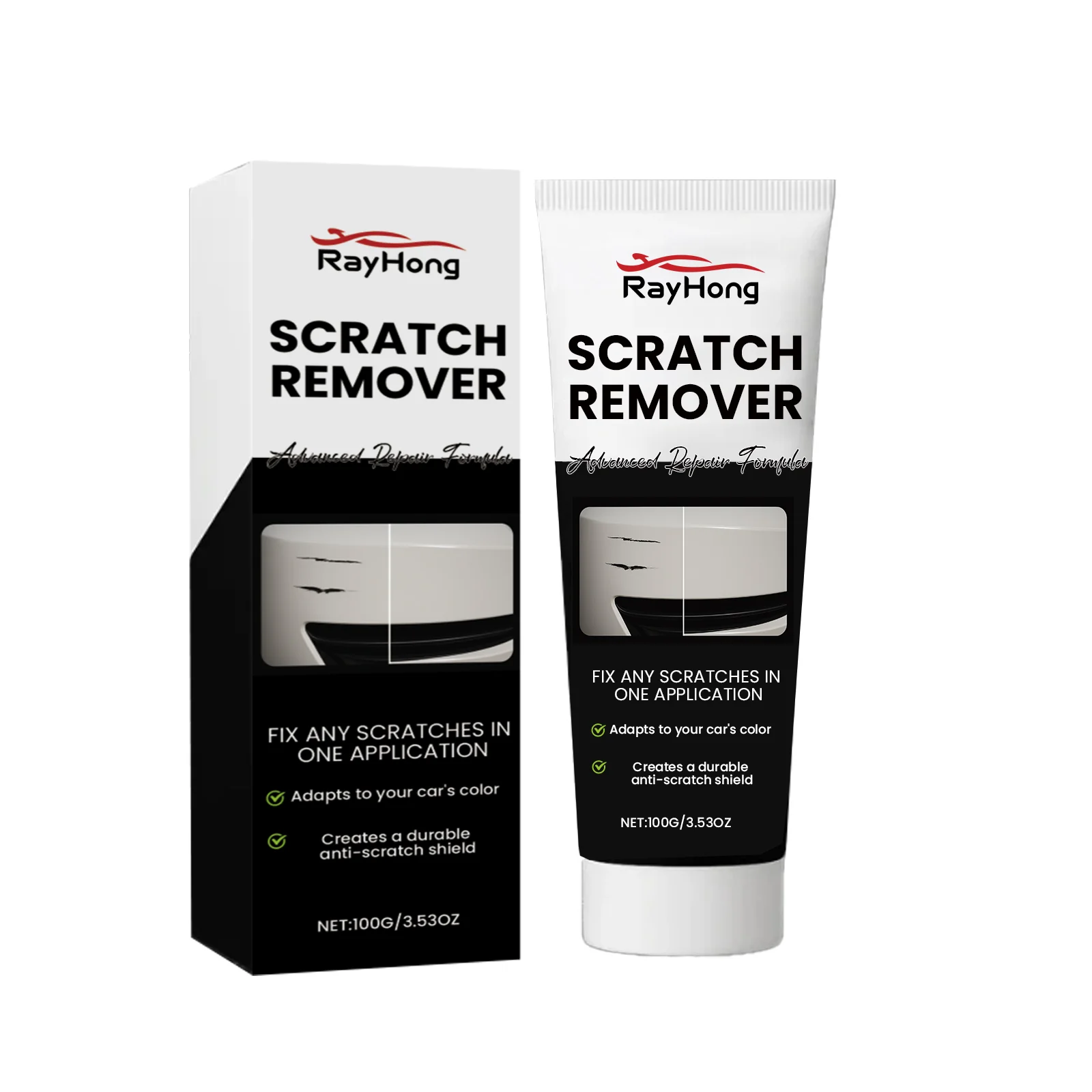 

Professional Car Scratch Remover Cream - Ceramic Coating, Paint Repair & Polishing, Long Lasting Protection, Abrasive Kit