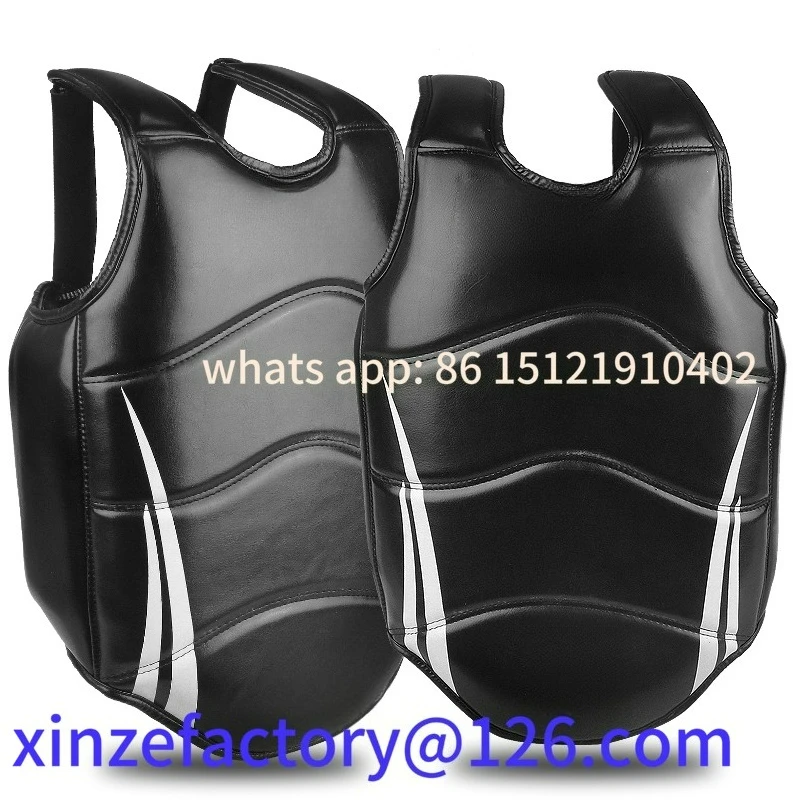 

Be suitable for Chest Guard Boxing MMA Kickboxing Body Vest Protector Martial Arts Reversible Rib Shield