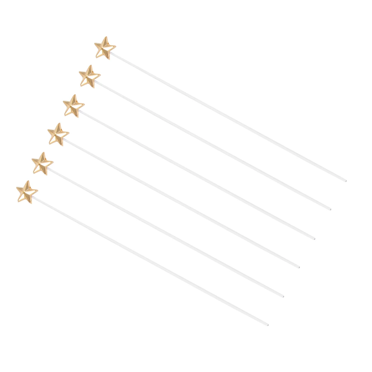 

50 pcs Star Shaped Cake Toppers Golden Birthday Party Decorations Supplies EVA Material Insert Card Cake Decorations