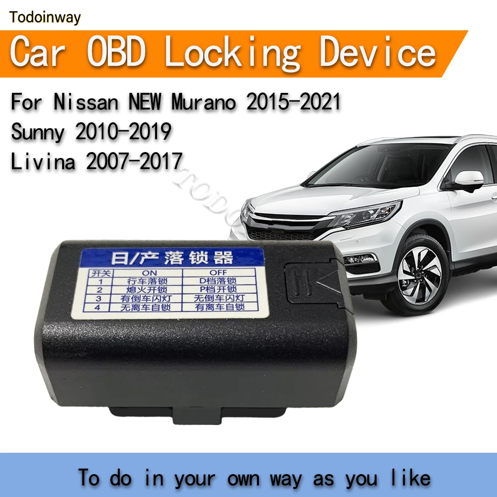 Intelligent OBD Car Speed Lock Auto Door Controlle for Nissan XTRAIL T31 T32 March 2012 Sunny 2018 Kicks 2015 Interior Part
