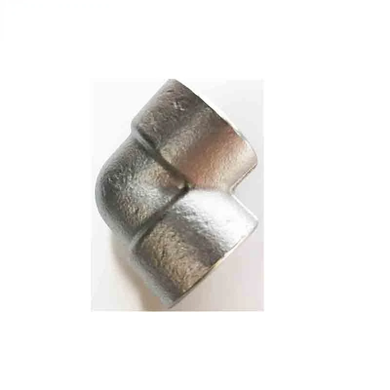 Forged Pipe Fitting Stainless Steel 304 DN50 2000# Thread Elbow