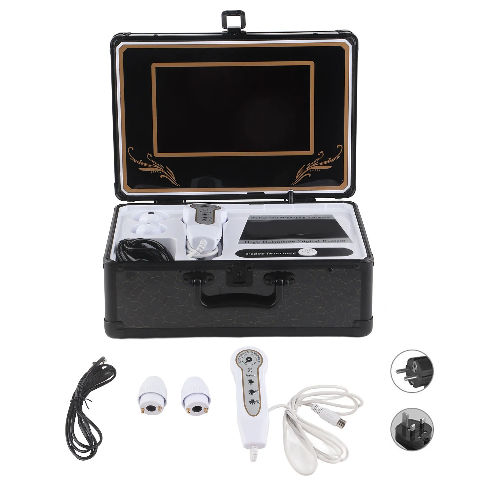 Electric Skin Detector Professional 50X 200X Skin Hair Scalp Detector Analyzer Microscope Skin Care Tool