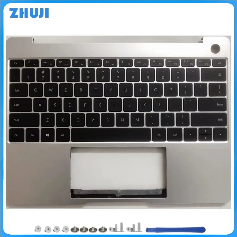 For Matebook 13 WRT-W09 W19L W29L WRTB-WFE9L WAH9L WFH9LWRT/WRTB Part Palmrest With Backlit Keyboard
