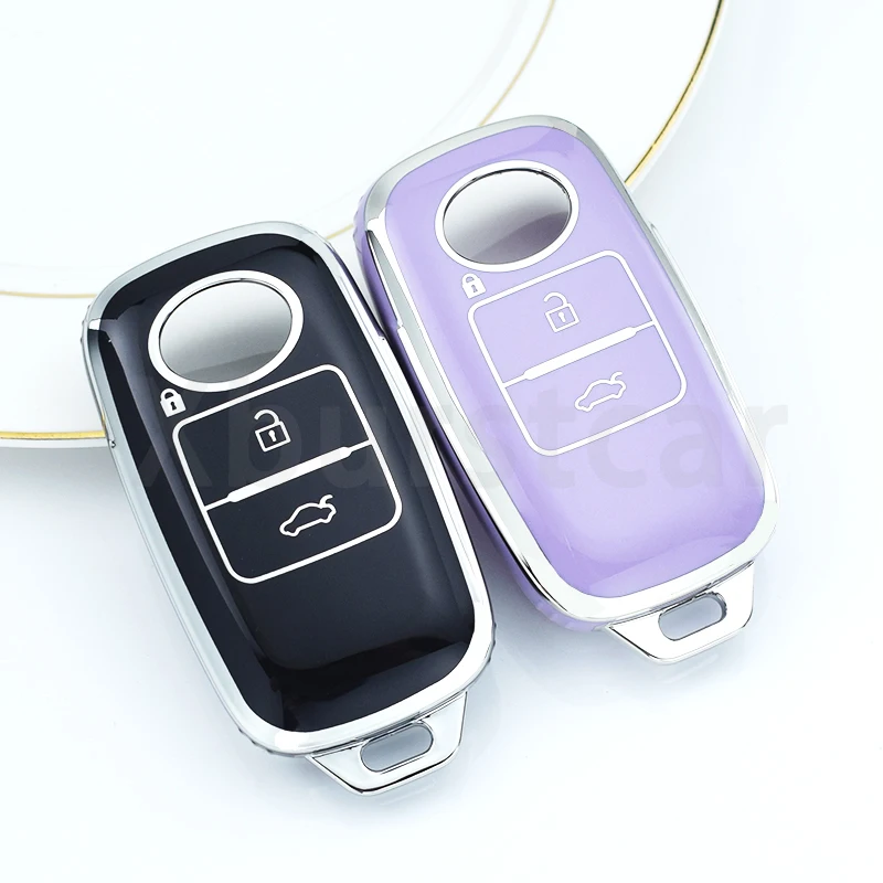 Bolsa Fob para Toyota Yaris Ativ Raize Veloz Avanza Rush Perodua Daihatsu Malaysia 3 botones funda para llave de coche remota inteligente