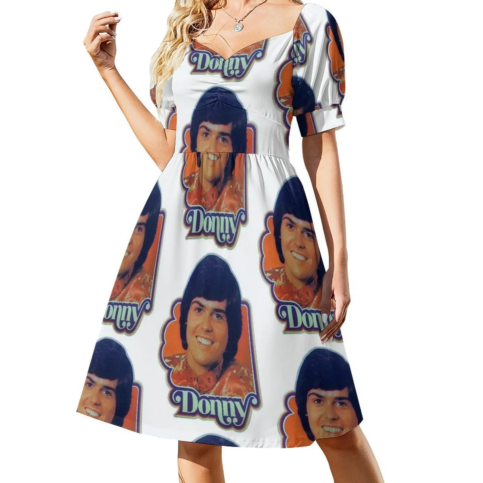 فستان حفلات نسائي من دوني 1976 ملابس نادي مطبوعة عصرية للسيدات Fuggin Teez 1970S دوني أوزموند ماري للسيدات #2