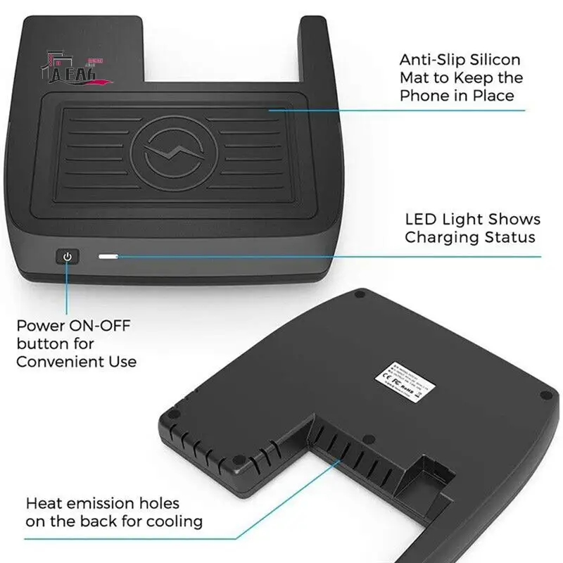 

AEA6-For 2016 2017 2018 2019 2020 2021 Honda 10Th Generation Civic Car Charger Wireless Car Charging Pad With USB Port Car Parts