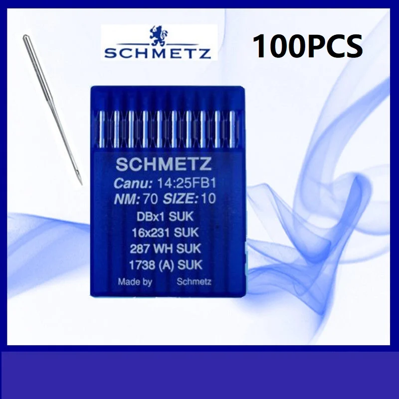 100PCS/10 Boxes SCHMETZ DBX1 16X231 16X95 Needles for JUKI CONSEW BROTHER Sewing Machine