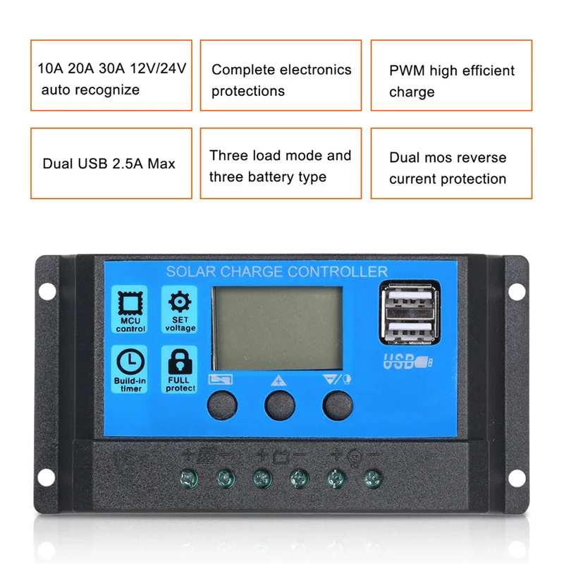 600W Solar Panel Kit 15V USB With 100A Controller Solar Cell Car Yacht RV Mobile Phone Battery Charger Outdoor Power Supply