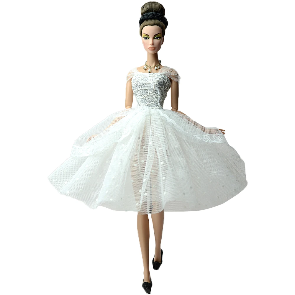 

NK Fashion Doll Grown For 11.5 Inch Doll Clothes 30 CM Fashion Doll Gown Wedding Dress Skirt 1/6 Dolls Accessories Toys