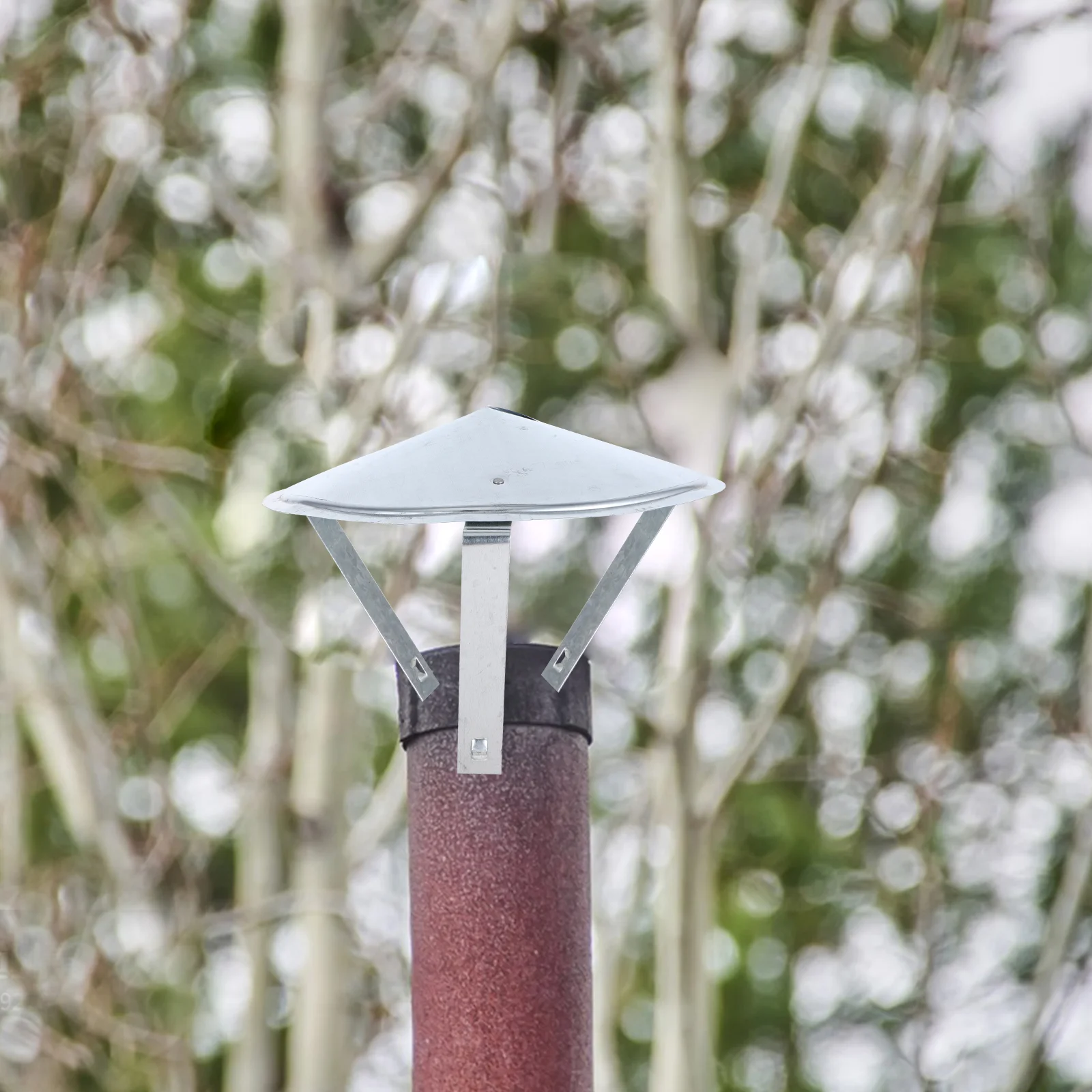 Tapa de chimenea para ventilación de techo, cubierta protectora para lluvia, acero inoxidable, forma de seta, accesorio