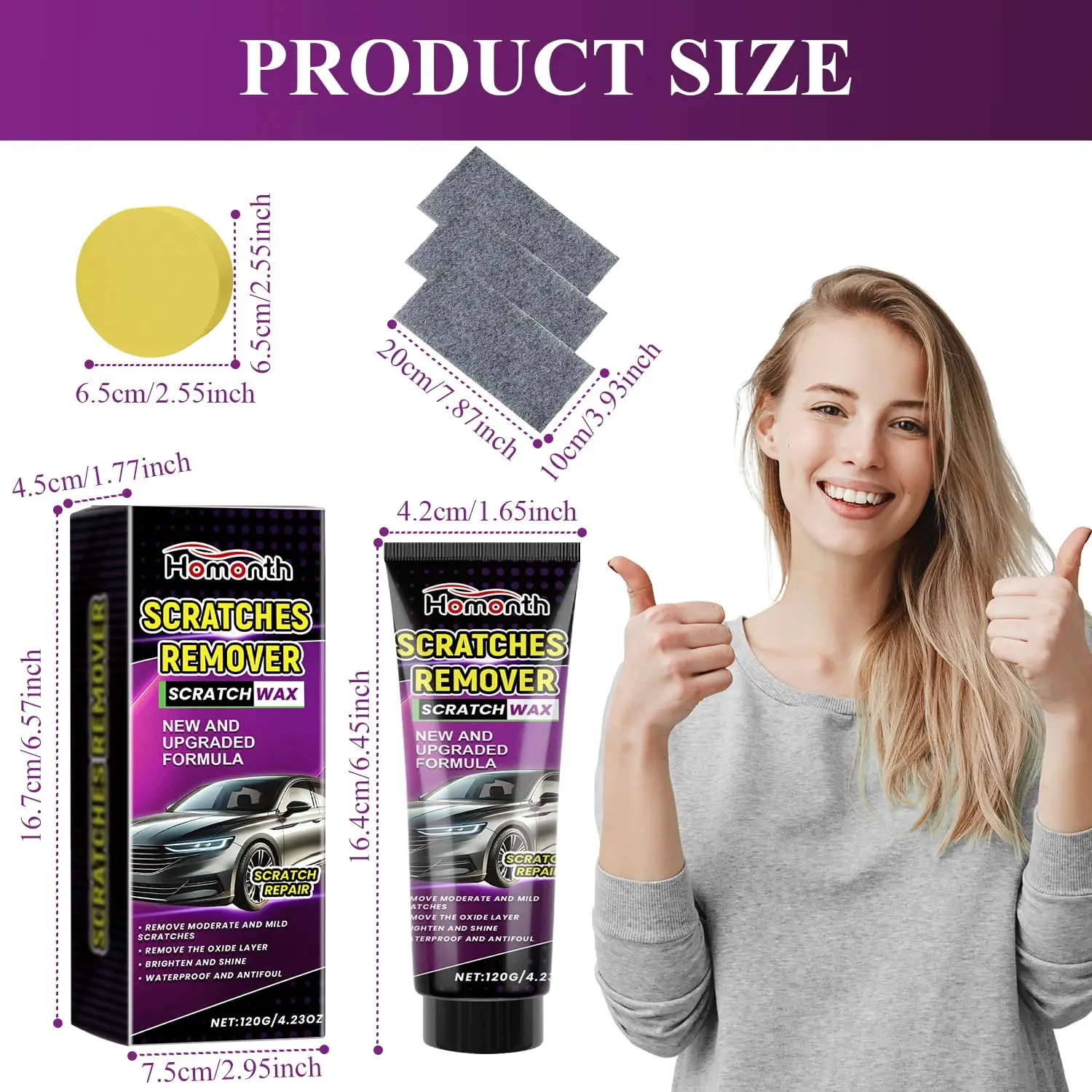Nano Sparkle Cloth Car Scratch Remover Set,Magic Nano Sparkle Cleaning Cloth Car Scratch Remover,Car Scratch Repair Paste