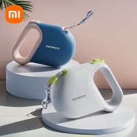 Xiaomi 5M Retractable Dog Leash Pet Leashes Traction Rope Reflective Belt Automatic Flexible For Small Medium Large Dog Products