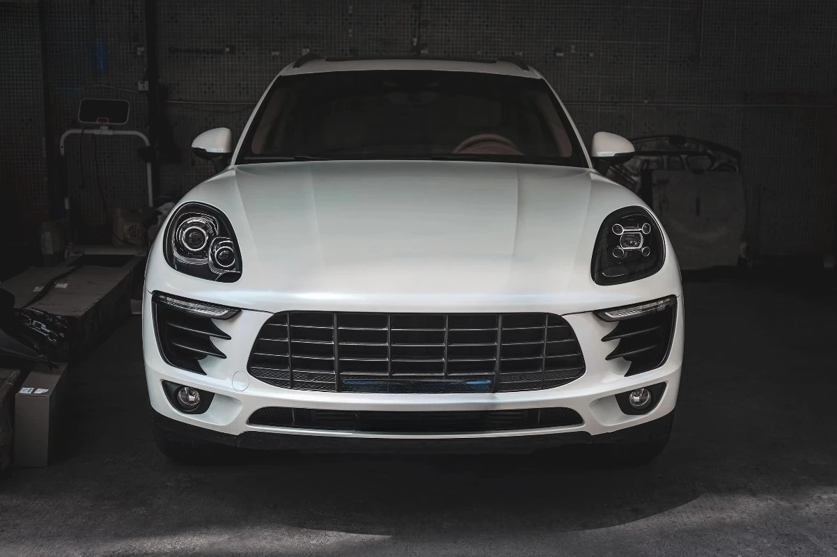 KM LED Headlight Replacement for 2014-2017 Macan 95B.1 Upgrade Low-end Style for 2018-up 95B.2 New Condition