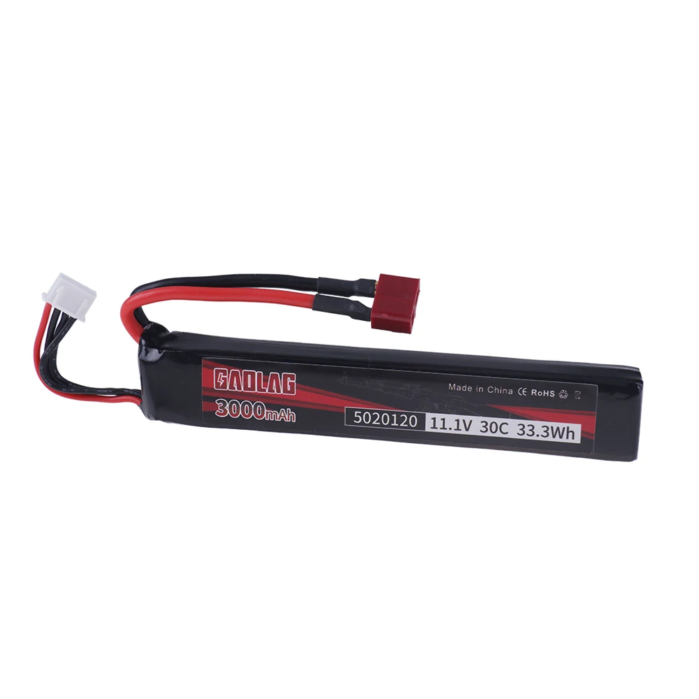 For Water Gun Airsoft 5020120 3S 11.1V 3000mAh 30C LiPo battery For AKKU Mini Airsoft Gun Battery RC model toys accessories