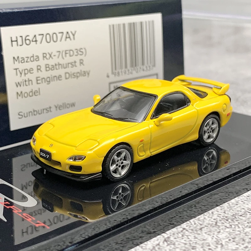 Hobby 1:64 Mazda RX7 FD3S Type RZ Alloy Car Model Diecasts & Vehicles Model Miniature Scale Model Car For Collection Gift
