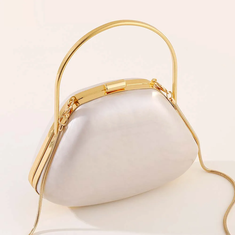 

Прозрачная женская модная тенденция, портативная акриловая фурнитура, сумка-клипса, простой клатч для ужина, роскошные сумки, дизайнерская сумка Taschen Damen