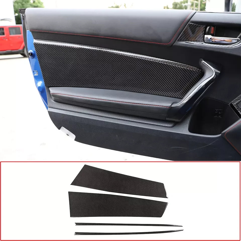 

Real Carbon Fiber Inner Door Kick Panel Cover For Toyota 86 Subaru BRZ 2013-2020