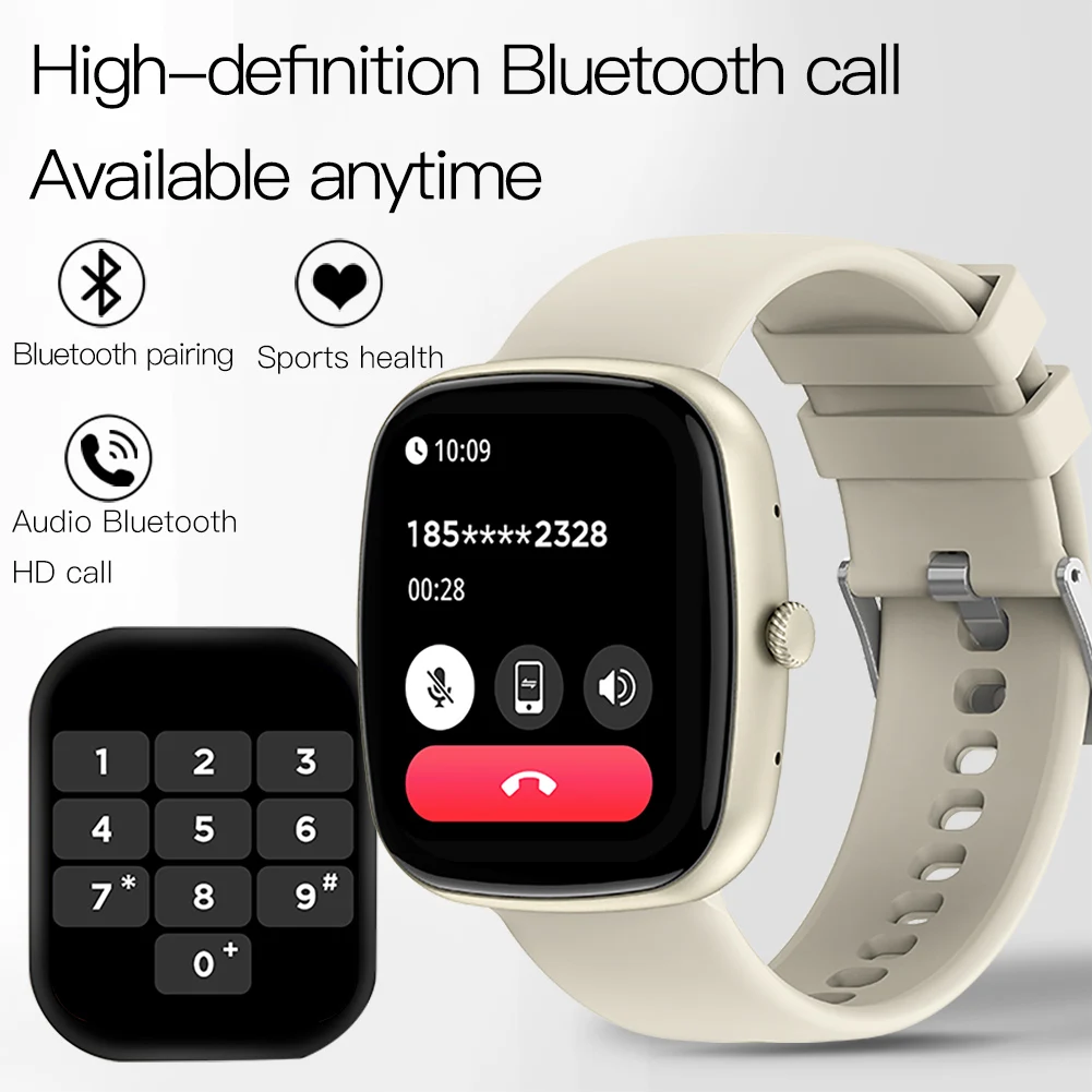 OLEVS Original Smartwatch Multifunctional Electronic Watch Silicone Strap IP67 Waterproof Watches Heart Rate Bluetooth Call 8207