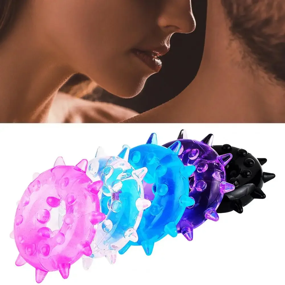 تأخير الوقت حلقة ندفة الثلج شكل الاستمناء مرنة TPE حلقة الانتصاب الكبار لعبة الجنس للرجال حلقة القفل