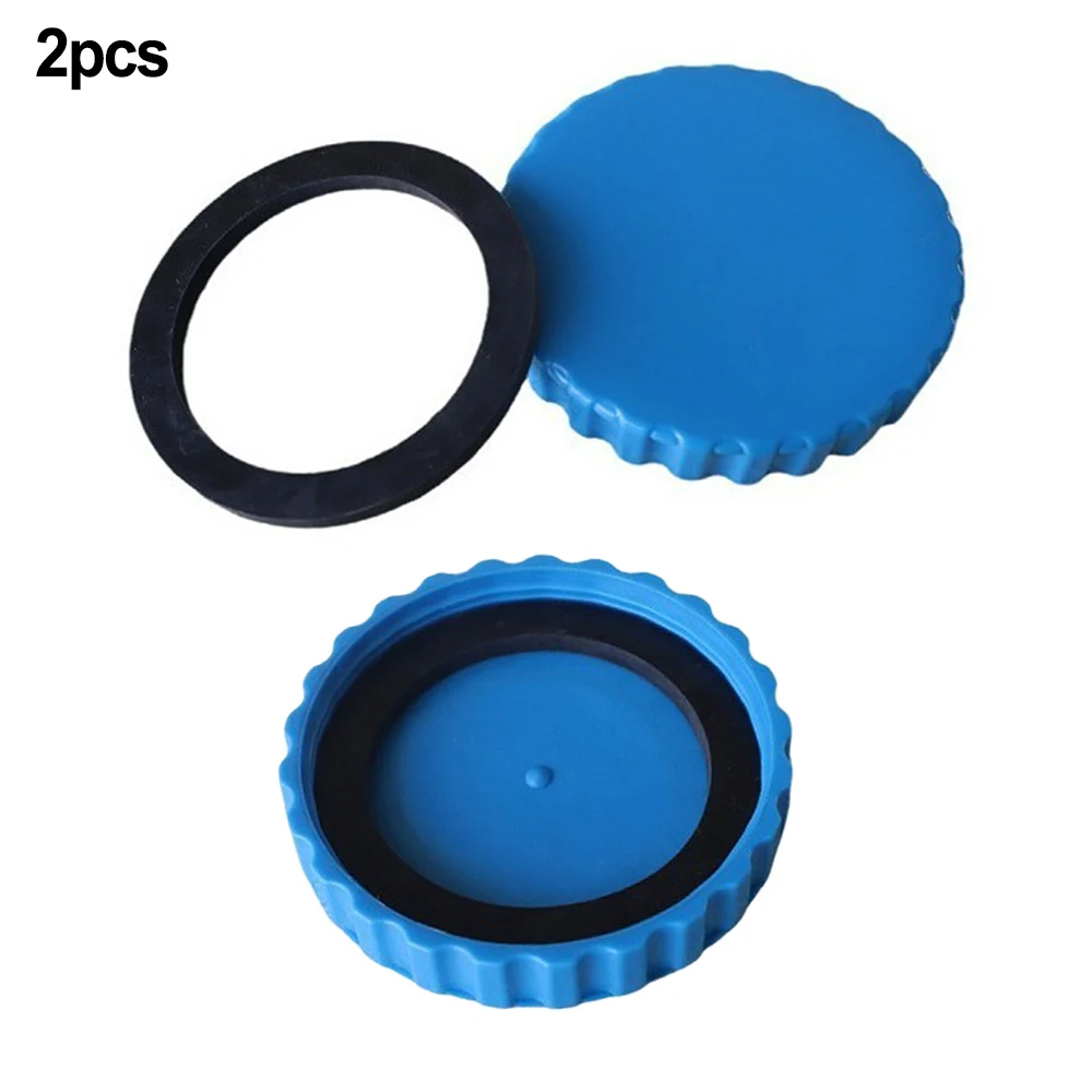 

2pcs Winter Pool Closure Set Frost-Proof Quick Assembly Lids Matching Seals Winter Plug 32mm Winter Cap For Intex Pools