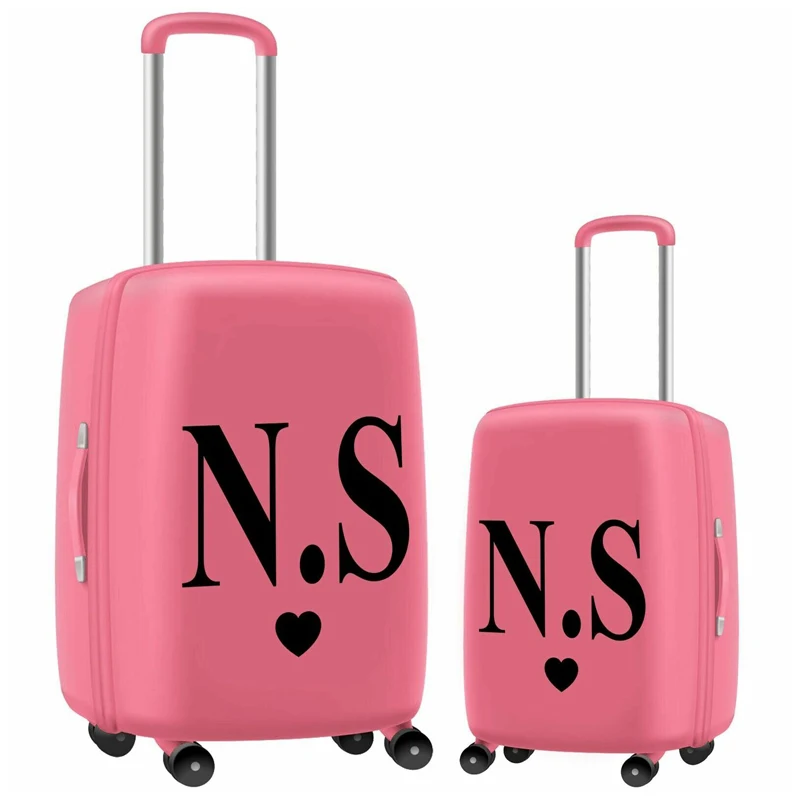 Waterproof Sticker for Holiday Luggage Suitcase Large Initials Personalised Decal Up to 9\