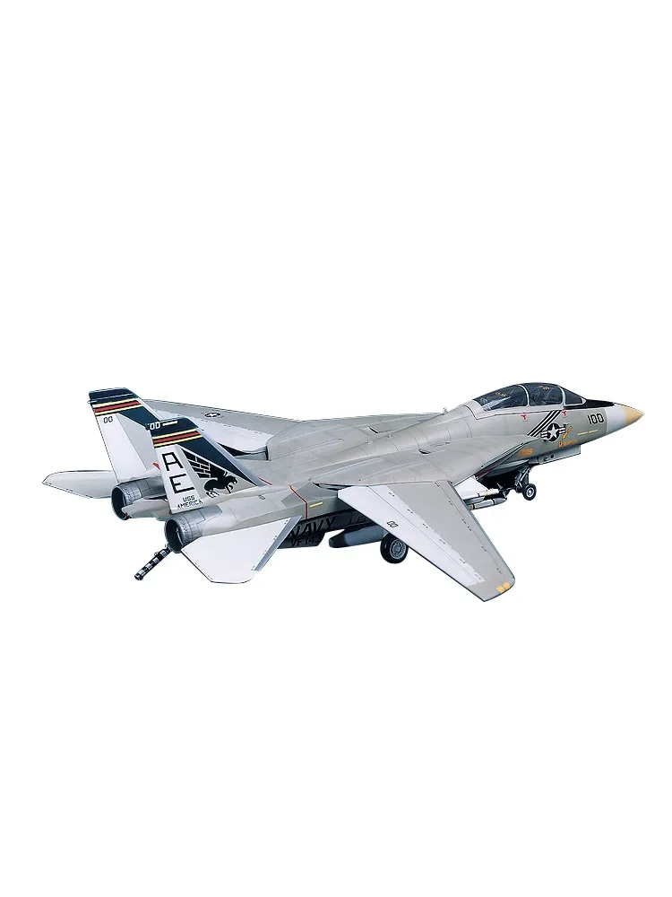 Academy Assembled Aircraft Model Kit 12253 American F-14A Tomcat Two-Seat Carrier-Based Fighter 1/48