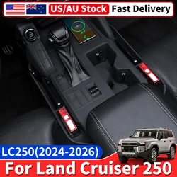 For Toyota Land Cruiser Prado LC250 250 J250 2024-2026 Center Console Silicone Cover Anti-Scratch Anti-Dust Perfect Fit Interior