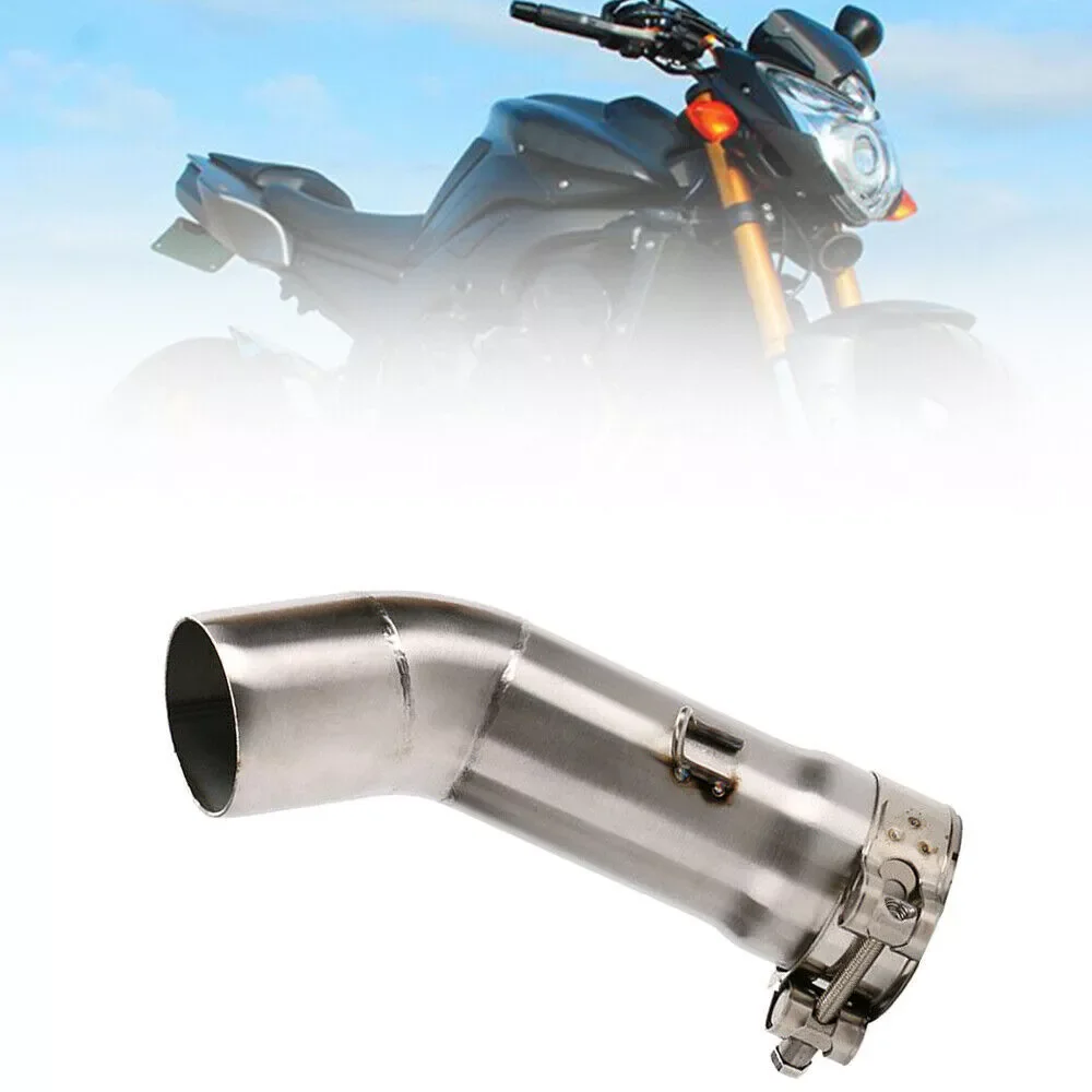 Exhaust System Middle Link Connect Pipe Fits For Yamaha FZ8 FZ800