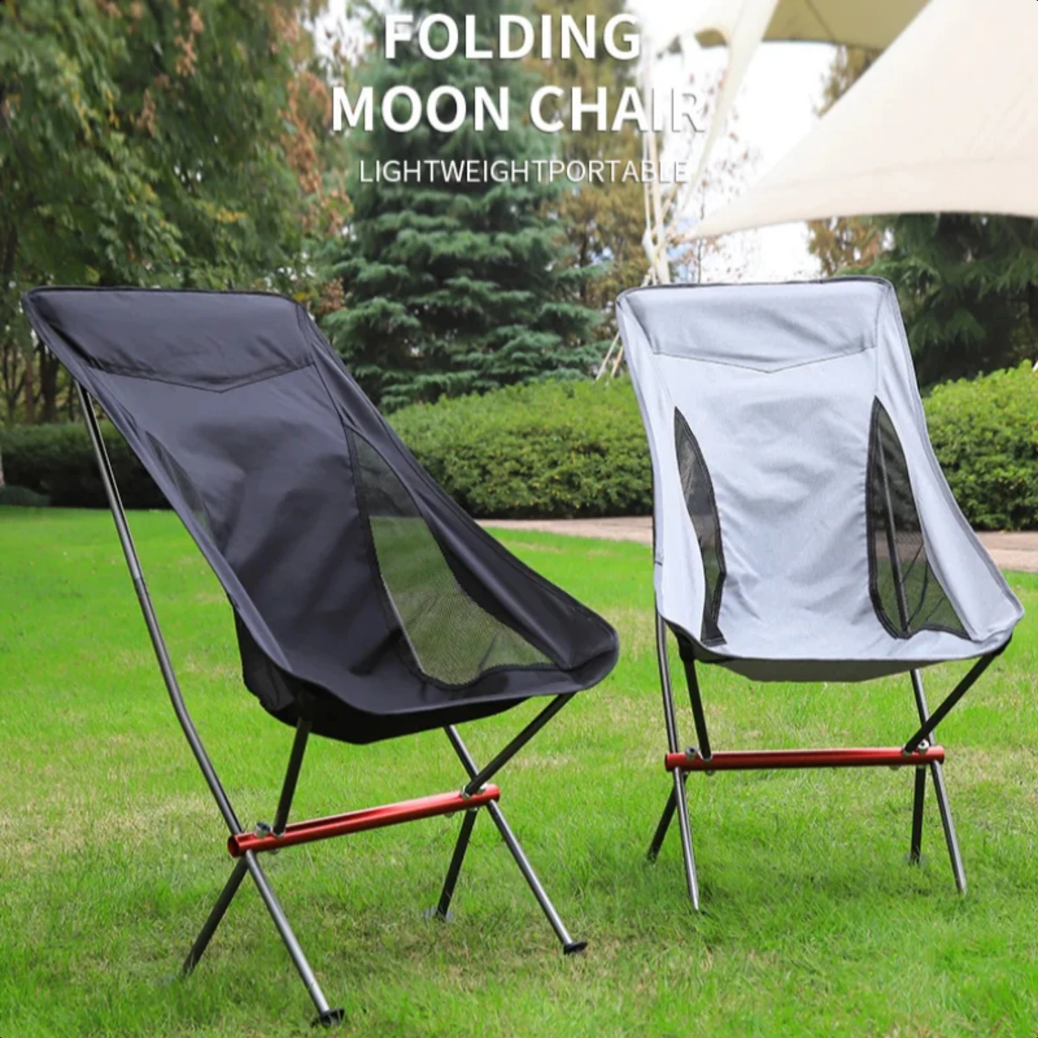 

Compact, Durable Ultralight Portable Folding Chair for Outdoor Camping, Travel, Hiking, Picnic, and BBQ with Oxford Cloth Beach
