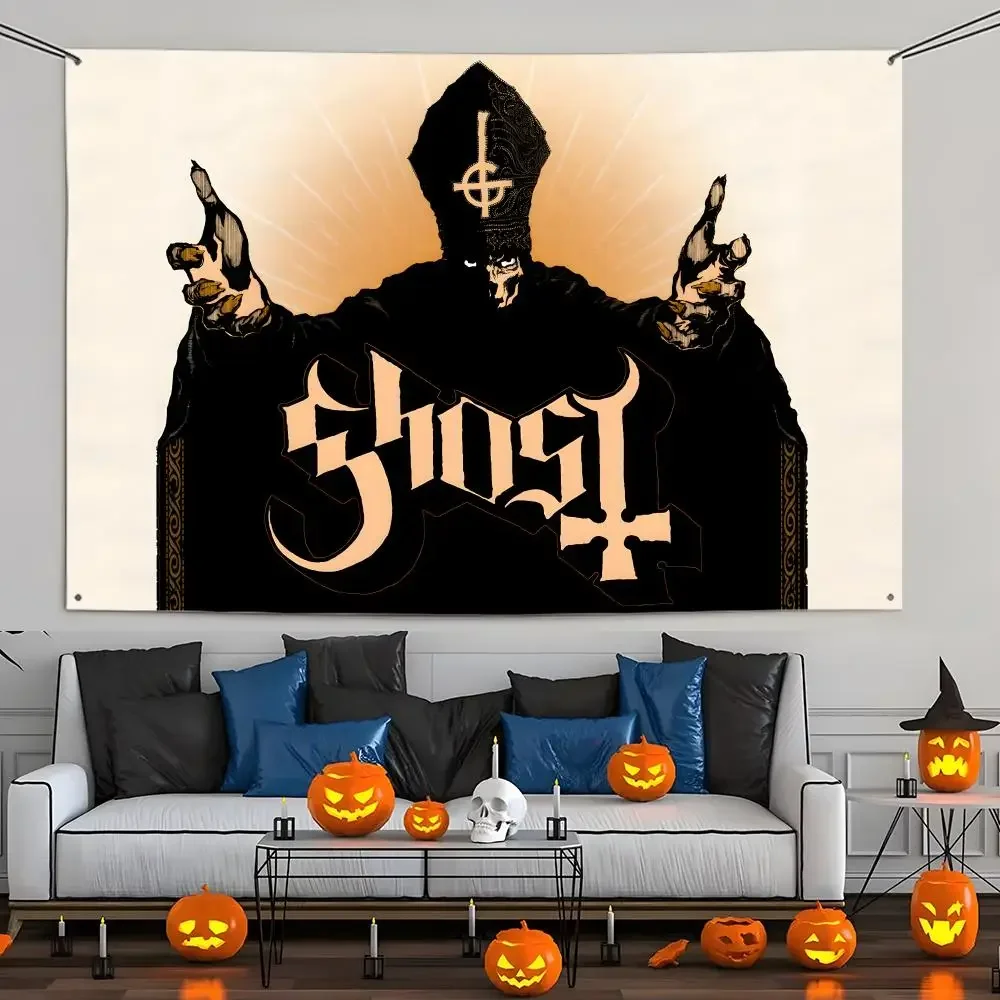 Artist Ghost Heavy Metal Band Art Flags Wall Hanging Tapestry Outdoor Decorative flag Background Blanket