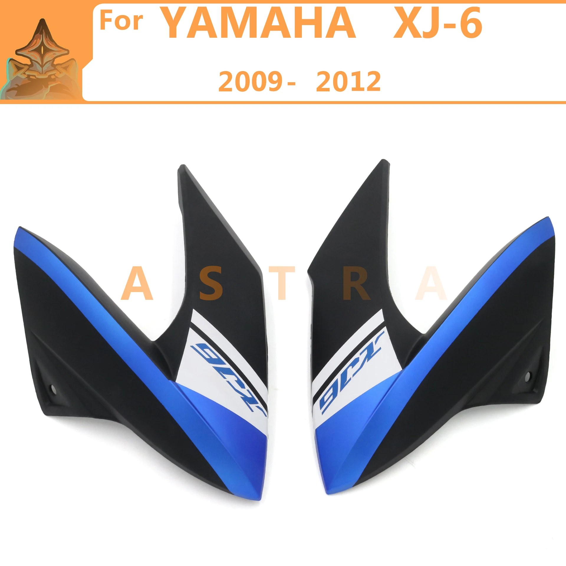For YAMAHA XJ6 09 ~ 12 2009 2010 2011 2012 Motorcycle aftermarket Fuel tank side cover Fairings Accessories ABS
