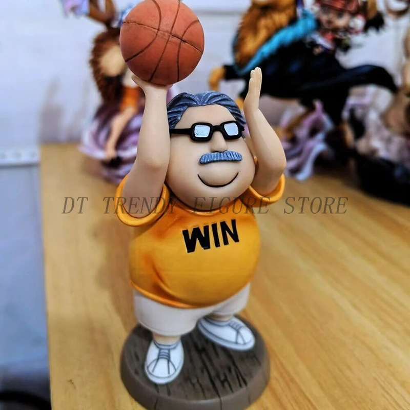 12cm Anime SLAM DUNK Q-Version Shoot Mitsuyoshi Anzai Action Figure PVC Collection Movable Model Ornament Toy For Child’s Gifts