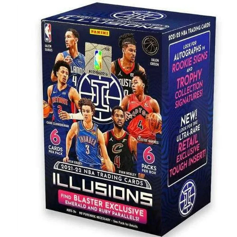 

2021/22 Panini Illusions Basketball Nba Blaster Box - 6 Packs Per Box - 6 Cards Per Pack - 36 Trading Cards Per Box