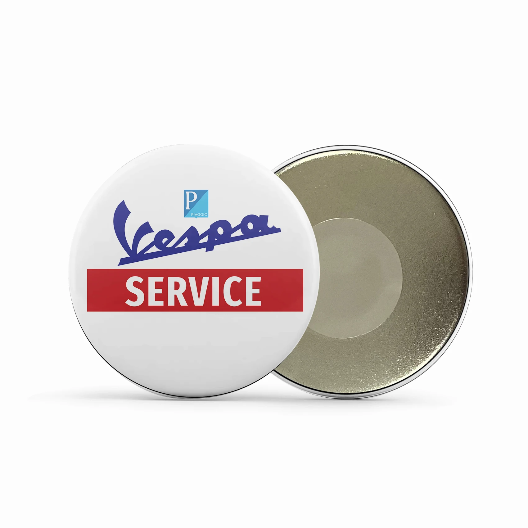 Italy Vespa Service Fridge Magnets Vespa Round Refrigerator Magnets Support Icons Custom Gift Souvenir BXT-012