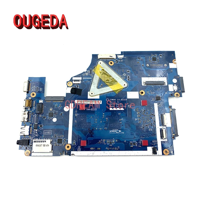 OUGEDA NBMLD11002 NBMLD11001 Z5WAK LA-B222P For ACER aspire E5-551 Laptop Motherboard With A10-7300 CPU DDR3 Mainboard full test