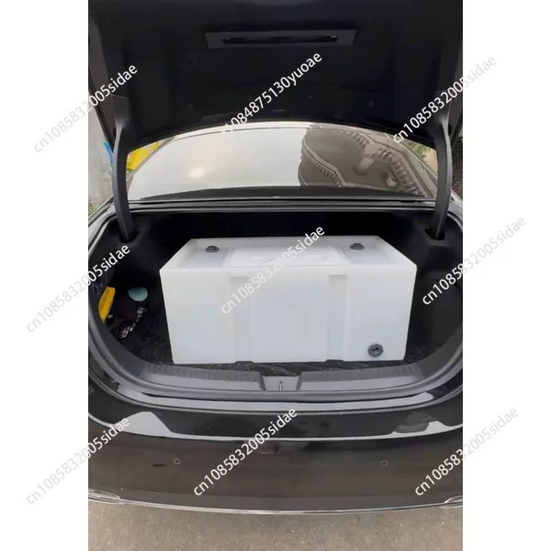 Fish Transport Tank Trolley Horizontal Flip Anti Spill Heavy Duty Durable Modified Large Capacity For Live Fish Hatching